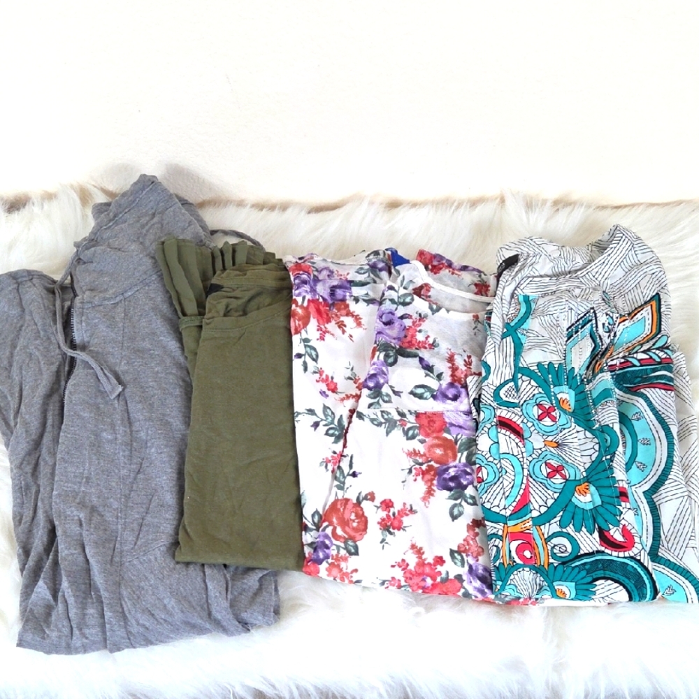 Womens 4 Piece Size XL Business Casual Blouse & Dress Bundle - Picture 1 of 11